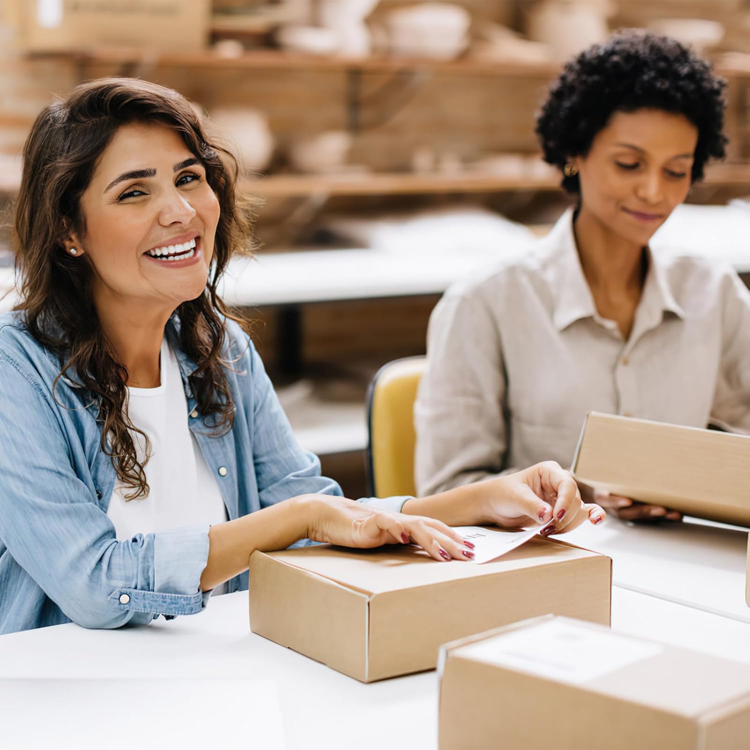 PHAREGE 4x4x2 inch Shipping Boxes Bulk 40 Pack Brown, Tab Lock Tuck Top Mailer Boxes for Packaging Small Business, Small Cardboard Gift Boxes for Wrapping Mailing Present - Image 6