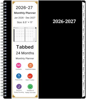 2026-2027 Monthly Planner, 2 Year C...