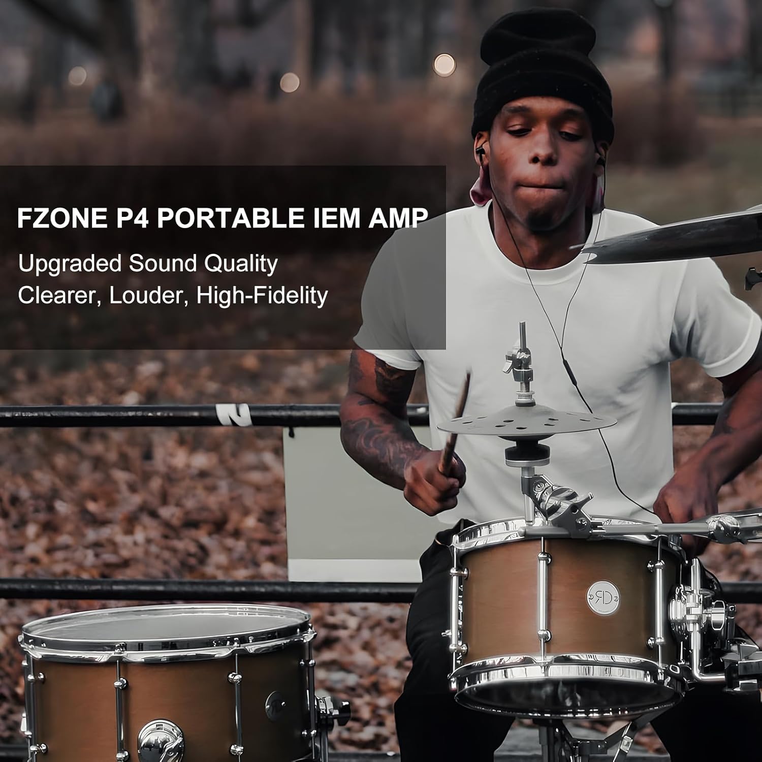 FZONE Upgraded in-Ear Monitor Amplifier Portable IEM with Super Great Sound Quality, Stereo/Mono Switch, Enhanced Durable Belt Clip - Image 2