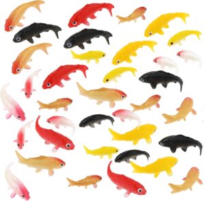 KALIONE Mini Koi Fish 40 Pcs Goldfi...