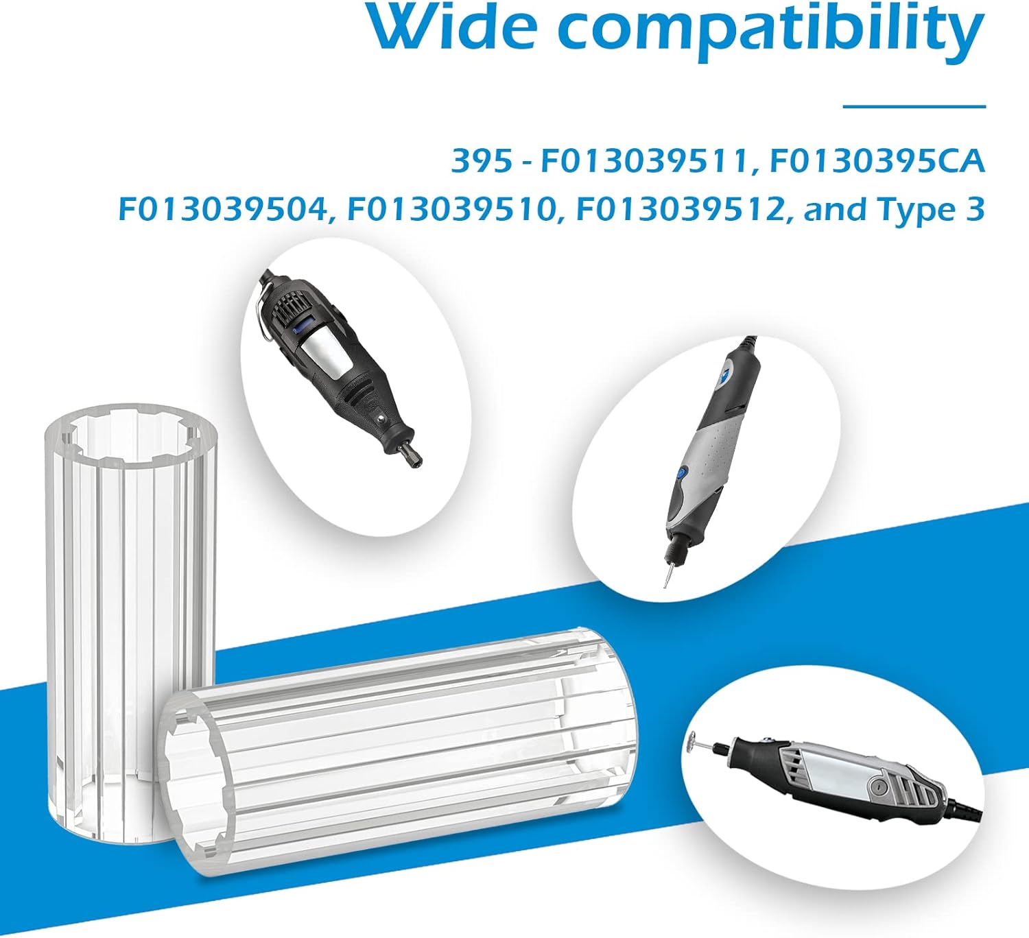 Replacement 395 Rotary Multi Tool Coupling Compatible with Dremel Parts 2615294309-4 Pack - Image 3
