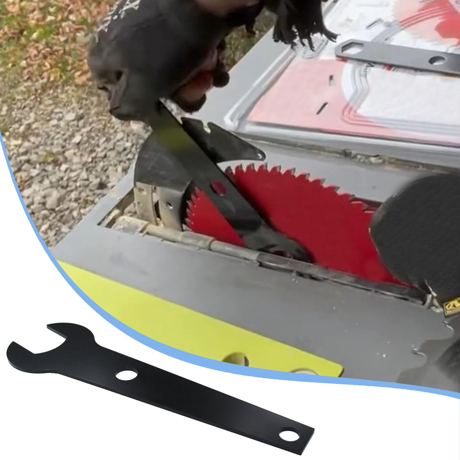 0101010312 0101010313 Table Saw Wrench Set for Ryobi 10" able Saw RTS10, BTS10, BTS10S, BTS12S, RTS10, RTS21 Replace Blade, fits Craftsman Delta Table Saw Blade Replacement - Image 4