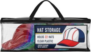 Houseables Baseball Cap Storage Bag...