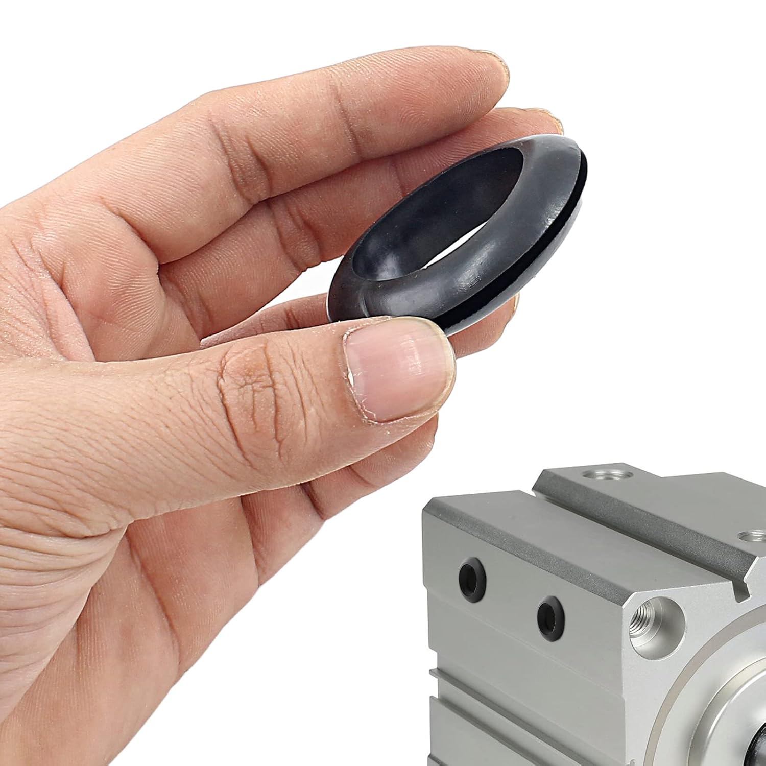 15 Pcs 1-1/2" Rubber Grommets, Black Rubber Hole Grommet for Wires, Firewall, Cables, Cords, Automotive - Image 4