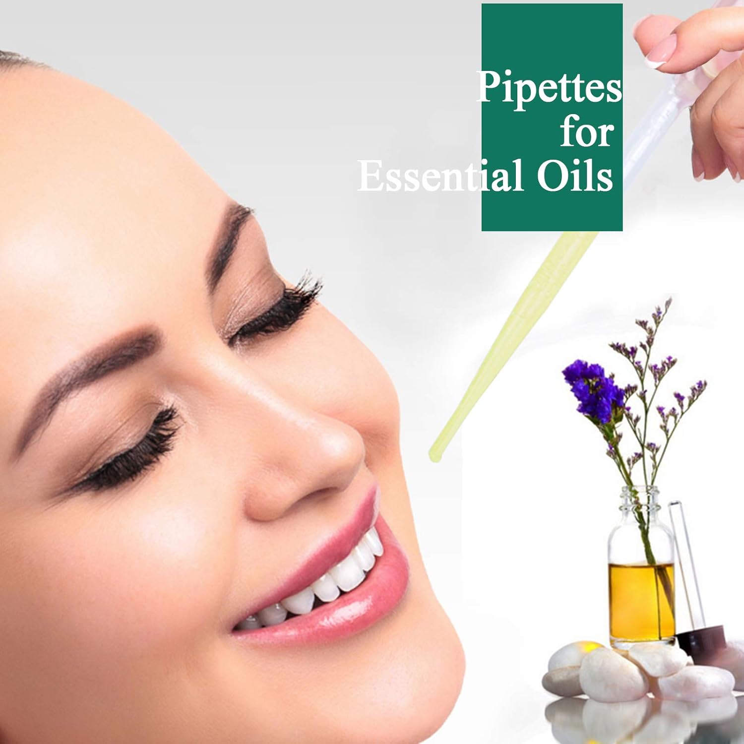 moveland 100 PCS 3ML Dropper Pipettes Essential Oil Transfer, Disposable Plastic Eye Dropper for Science Experiments, Crafting, Makeup Tool - Image 5