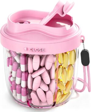 Cute Pill Organizer,Pill Dispenser ...