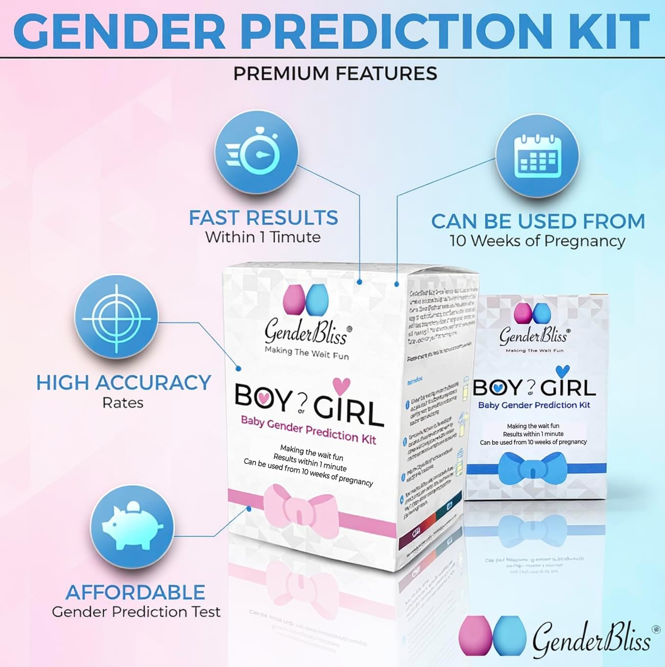 GenderBliss® Early Gender Prediction Test Kit - Early Pregnancy Boy or Girl Gender Reveal Home Test - Non-invasive Safe for Mother and Baby. Find Out Your Babies Gender as Early as 10 Weeks! - Image 6