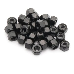 SCXCLY 50pcs Nylon Insert Hex Lock ...