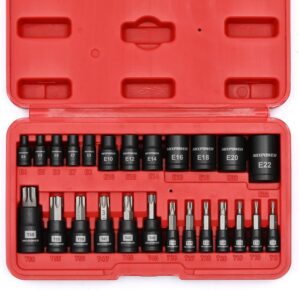 MIXPOWER 25 Piece Torx Bit and Sock...