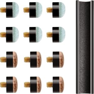Sinsilvie 12 PCS Pool Stick Tips Re...