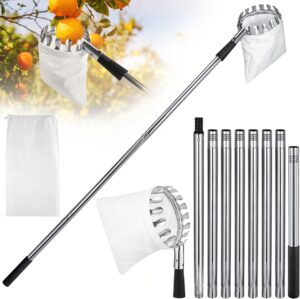 Fruit Picker Pole with Basket Teles...