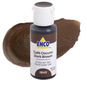 ENCO Food Coloring Gel Dark Brown 1...