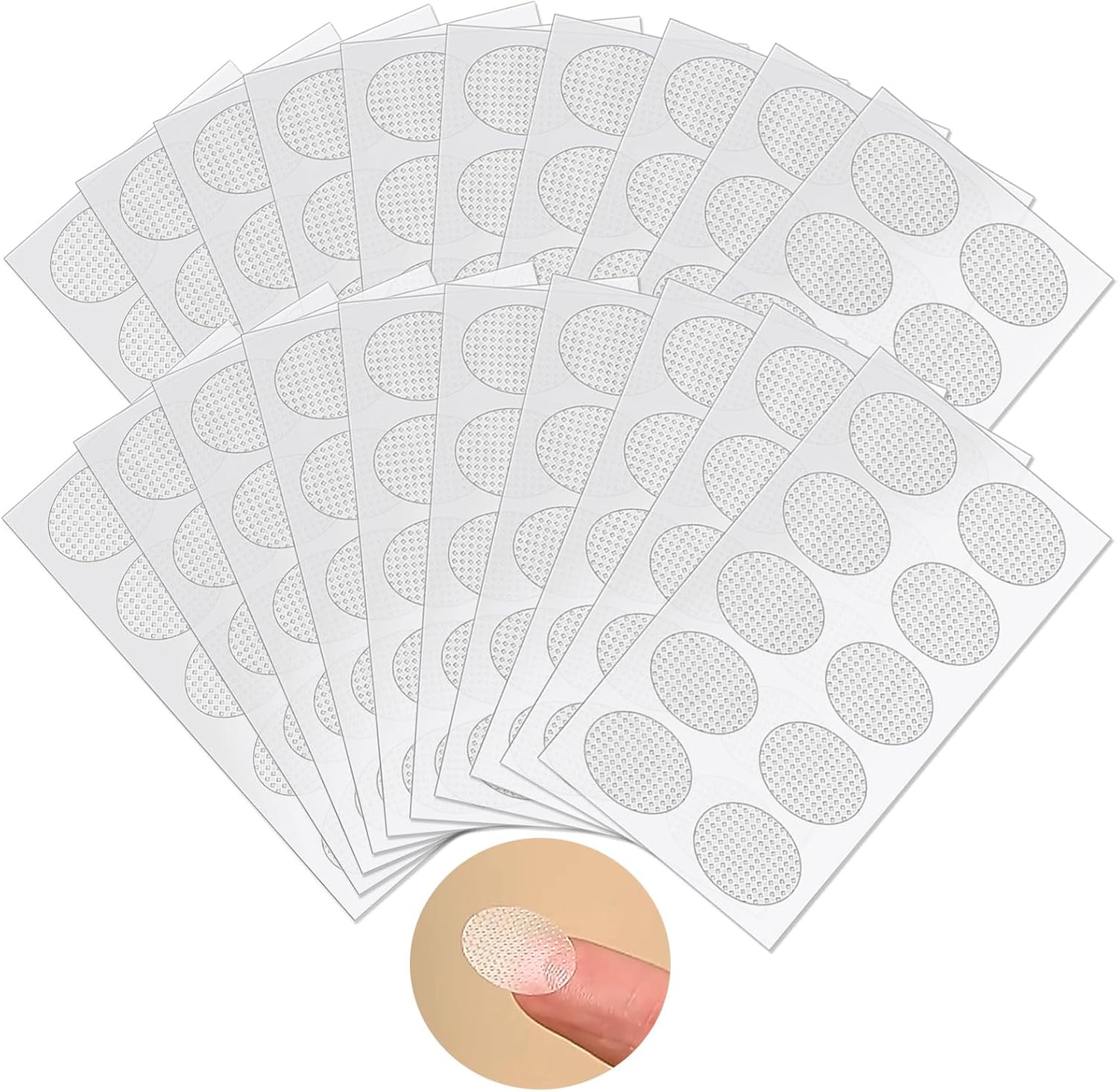 Earring Stickers for Split Earlobes, 200 Pcs Earring Support Patches for Heavy Earrings Reinforcement Ear Stickers Earring Backs for Droopy Ears Large Earring Stabilizers Stickers Clear (200PCS Clear)