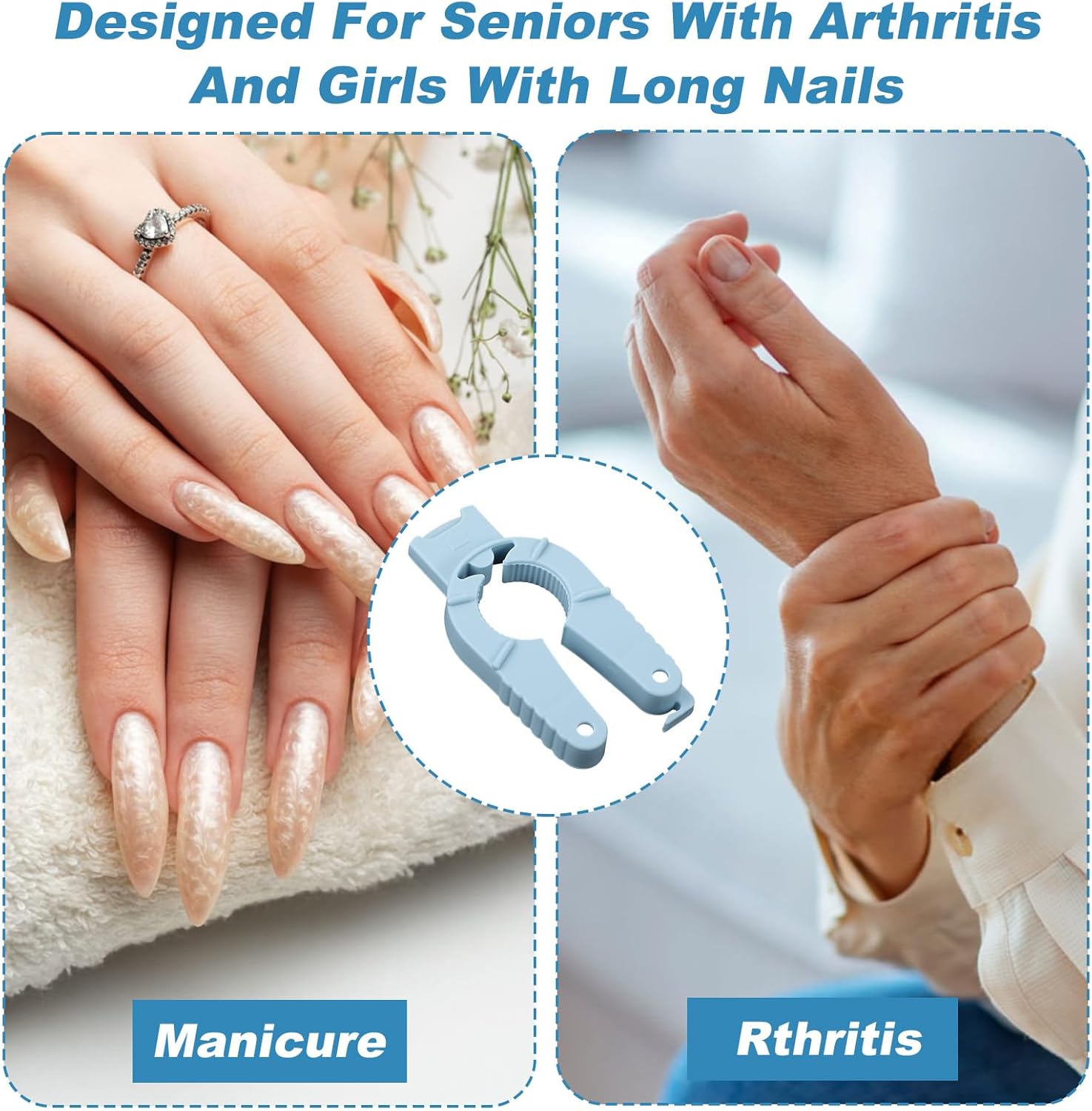 Yuanchu 4 Pcs Plastic Bottle Cap Openers, 3 in 1 Water Bottle Opener Multi-Purpose Soda Can Opener Pull Tab Opener for Arthritic Hands Seniors - Image 4