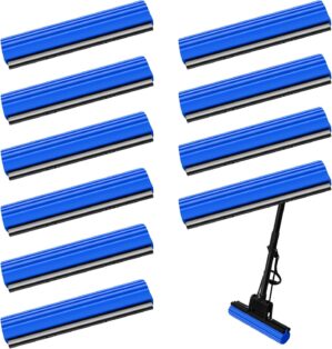 Willinglong 10 Pcs Roller Mop Refil...