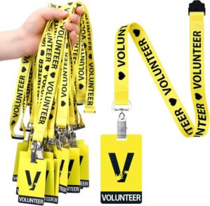 Colarr 25 Pack Volunteer Lanyard wi...