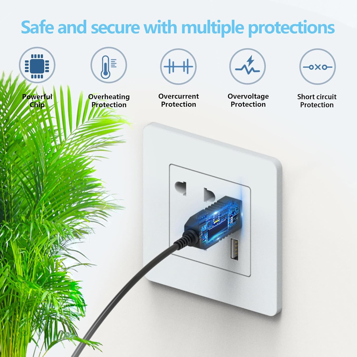 Cordless Water Flosser Charger Cable Replacement for Waterpik Water Flosser WP360 WP360W WP360C WP400 WP440 WP440C WP462 WP462W WP450 WP468 WF13 WP100 Series 3V USB Portable Charging Cable 5FT Black 1 - Image 2