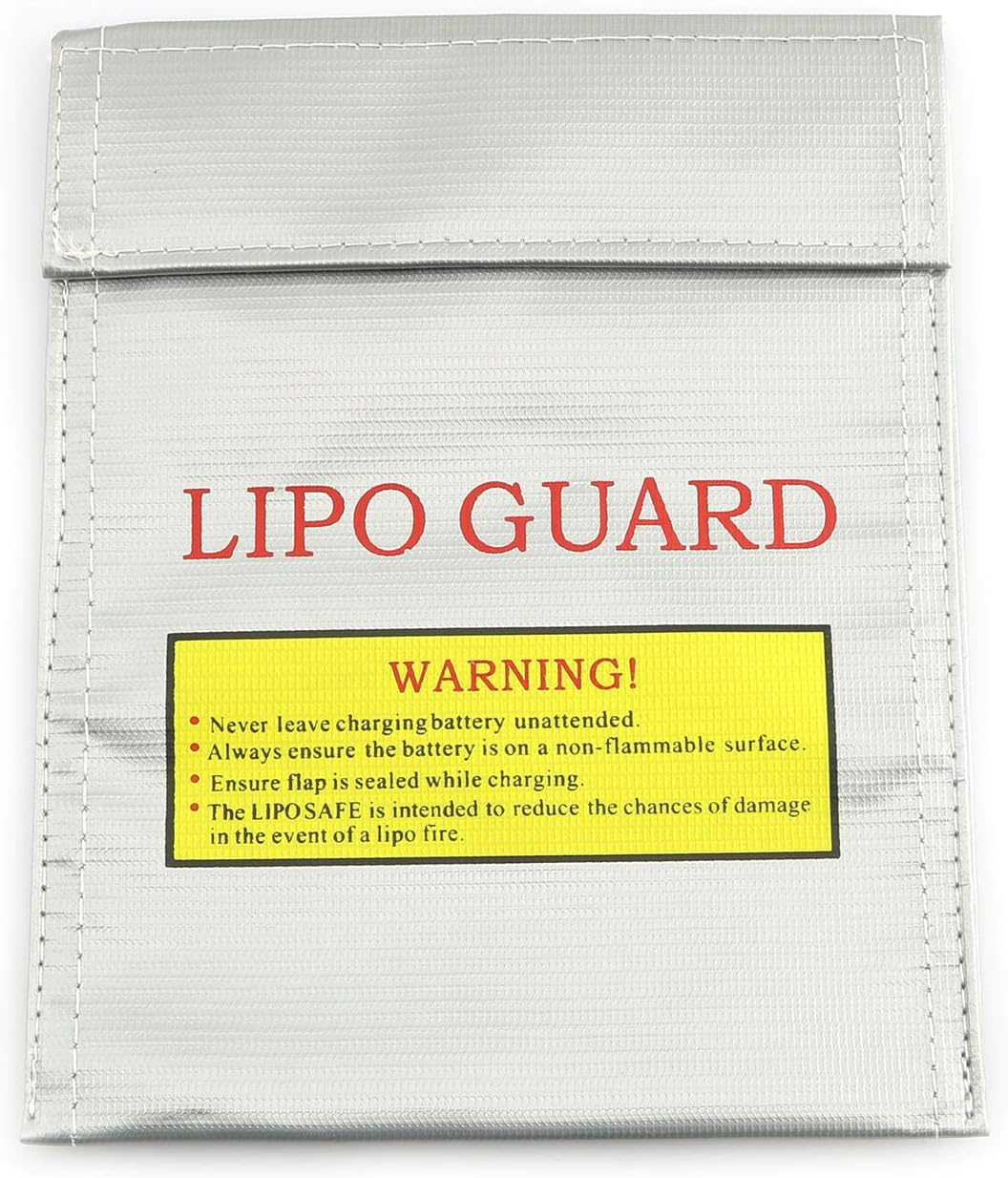 RLECS 2pcs RC Lipo Safe Bag Fireproof Lipo Guard Silver Lithium Charging Bag Battery Sack 18x23cm - Image 3