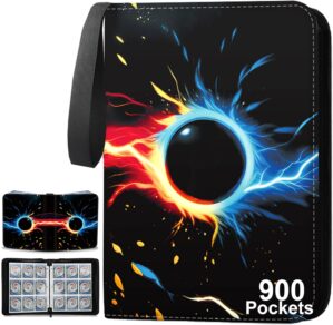 Card Binder 9-Pocket, 900 Pockets T...