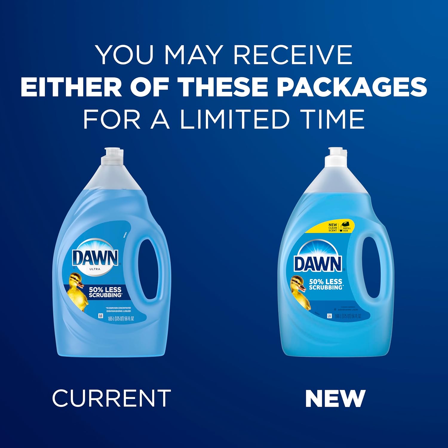 Dawn Dish Soap Ultra Dishwashing Liquid, Dish Soap Refill, Dish Detergent Liquid, Original Scent, 56 Fl Oz (Pack of 2) - Image 2