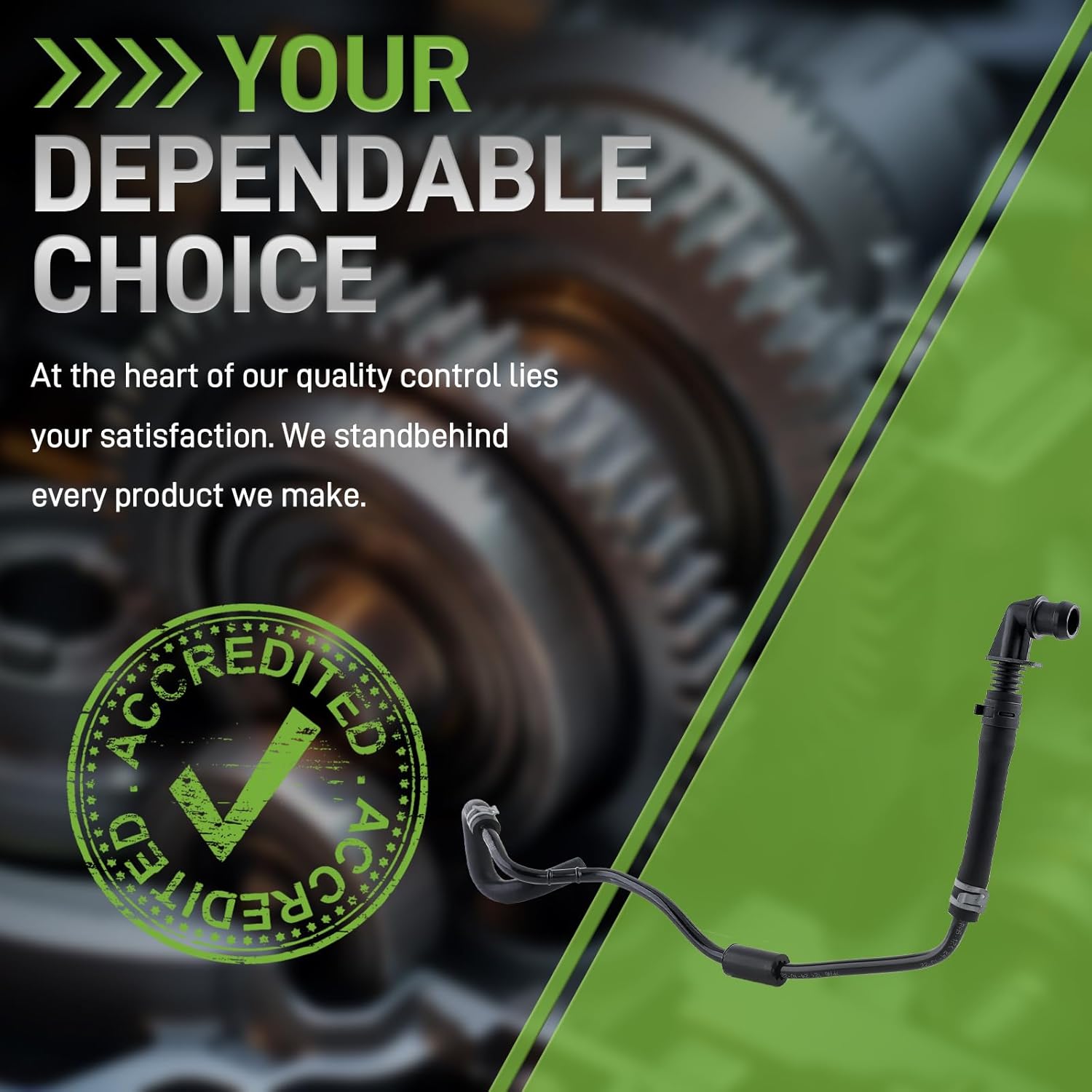 Engine Coolant Overflow Tank Pipe Center Ventilation Hose Compatible with Audi A6L Q5 A4 B9 S4 A5 06L121081F 06L121081K - Image 6