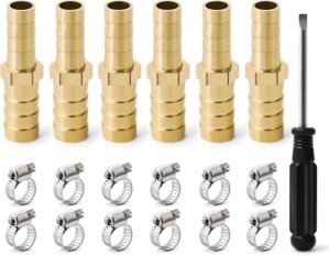 Brass Hose Barb Reducer, 3/8″...