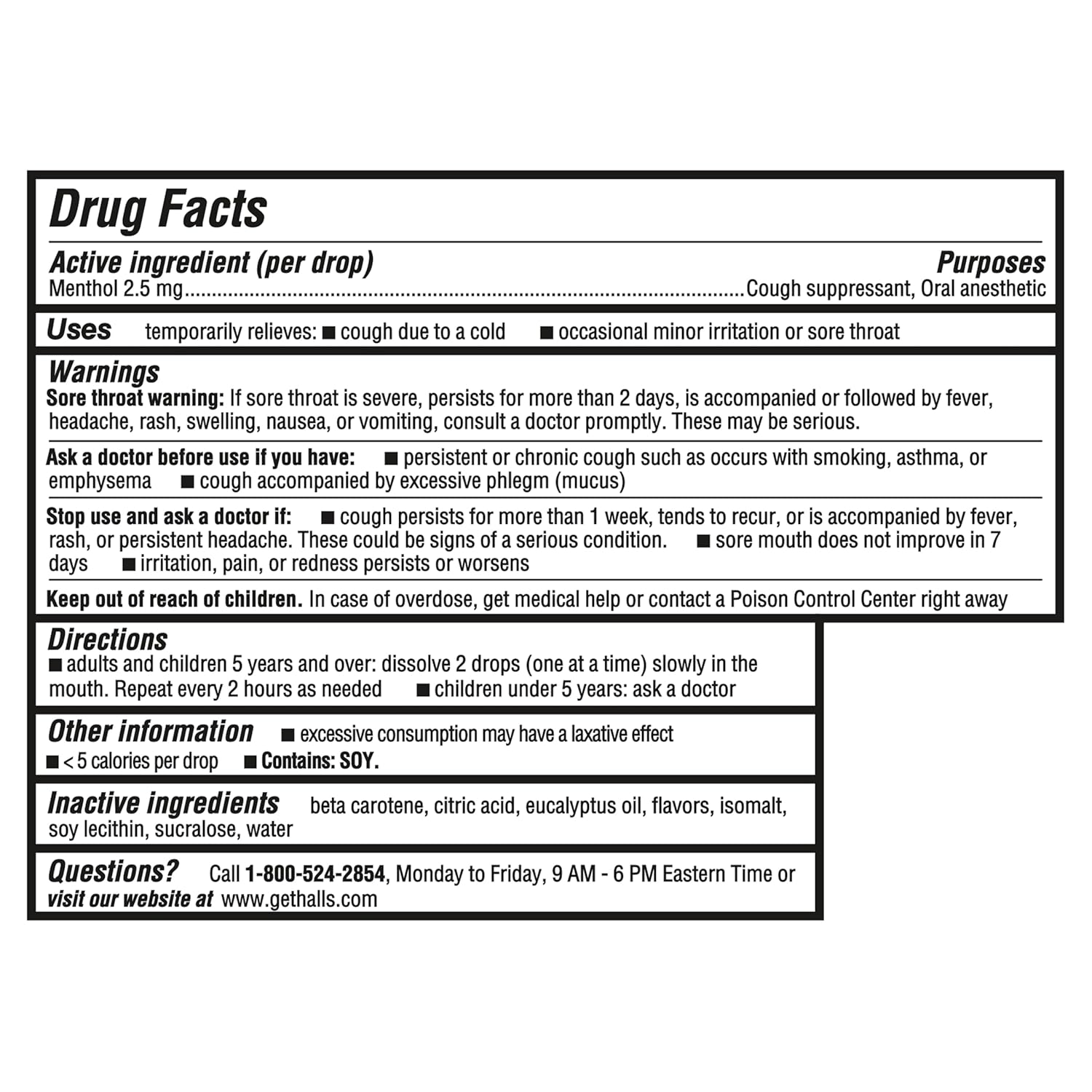 Halls Minis Honey Lemon Flavor Sugar Free Cough Drops, 48 Drops - Image 6