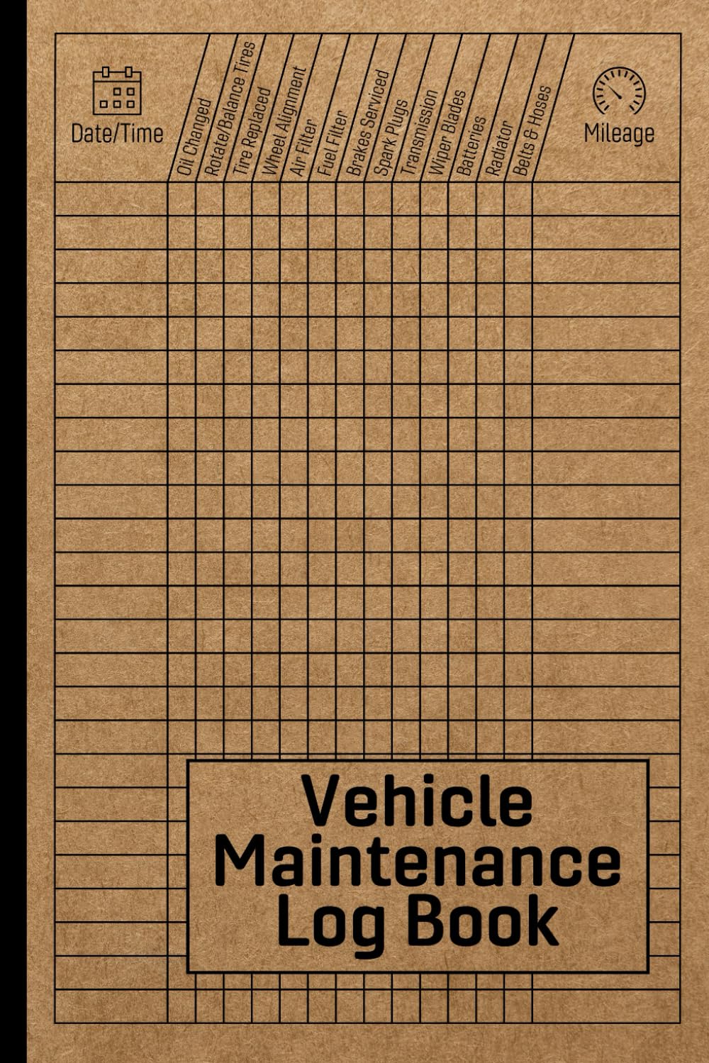 Vehicle Maintenance Log Book: Car Repair Journal / Automotive Service Record Book / Oil Change Logbook / Auto Expense Diary / Engine Autolog / Automobile, Truck Or Motorcycle Owner Gift Notebook