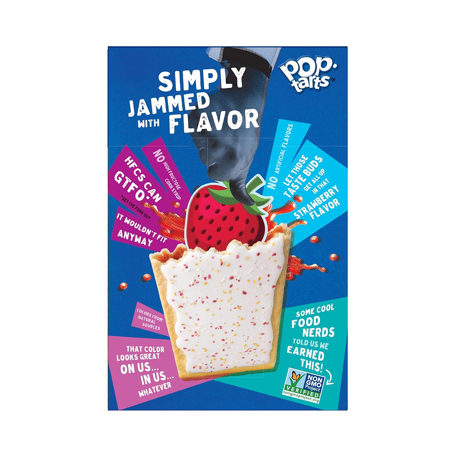 Simply Pop-Tarts, Toaster Pastries, Frosted Harvest Strawberry, Non-GMO Project Verified, 13.5oz Box (8 Count) - Image 9