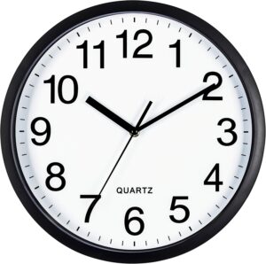 Bernhard Products Black Wall Clock ...