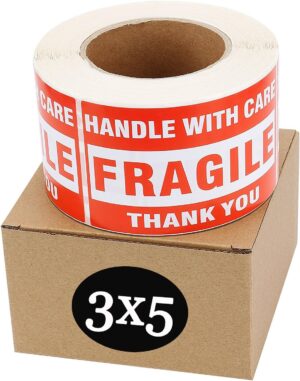 SJPACK Fragile Stickers 3” x ...