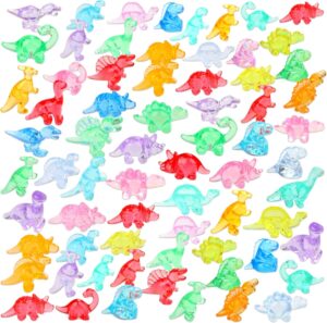 HAPTIME 300 Pcs Mini Dinosaur Figur...