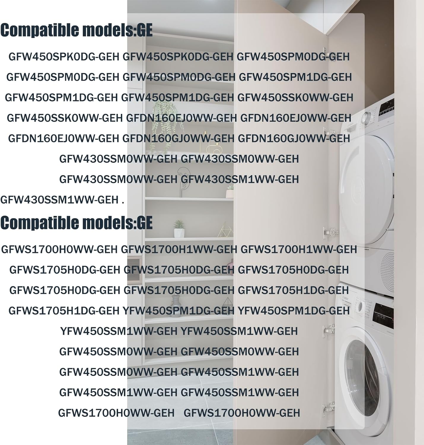 Replacement WE01X23599 WH11X20875 for GE washer Knob front load washing machine - Image 3