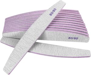 80/80 Grit Nail Files (10 Pack), Em...