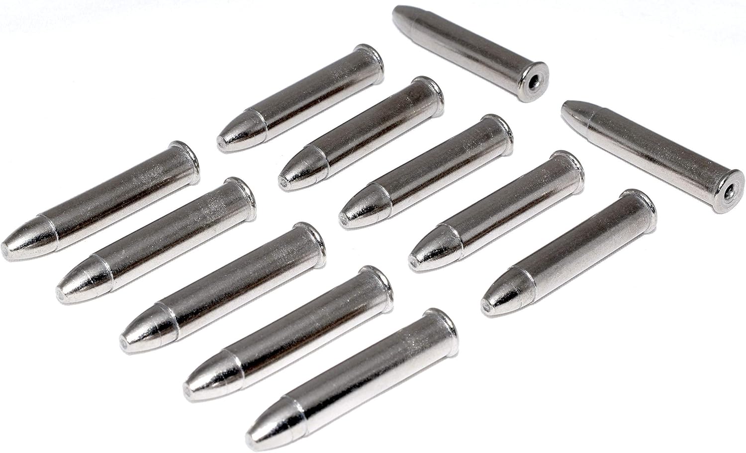 Steelworx 22 Win Mag WMR Stainless Steel Snap Caps Dummy Rounds