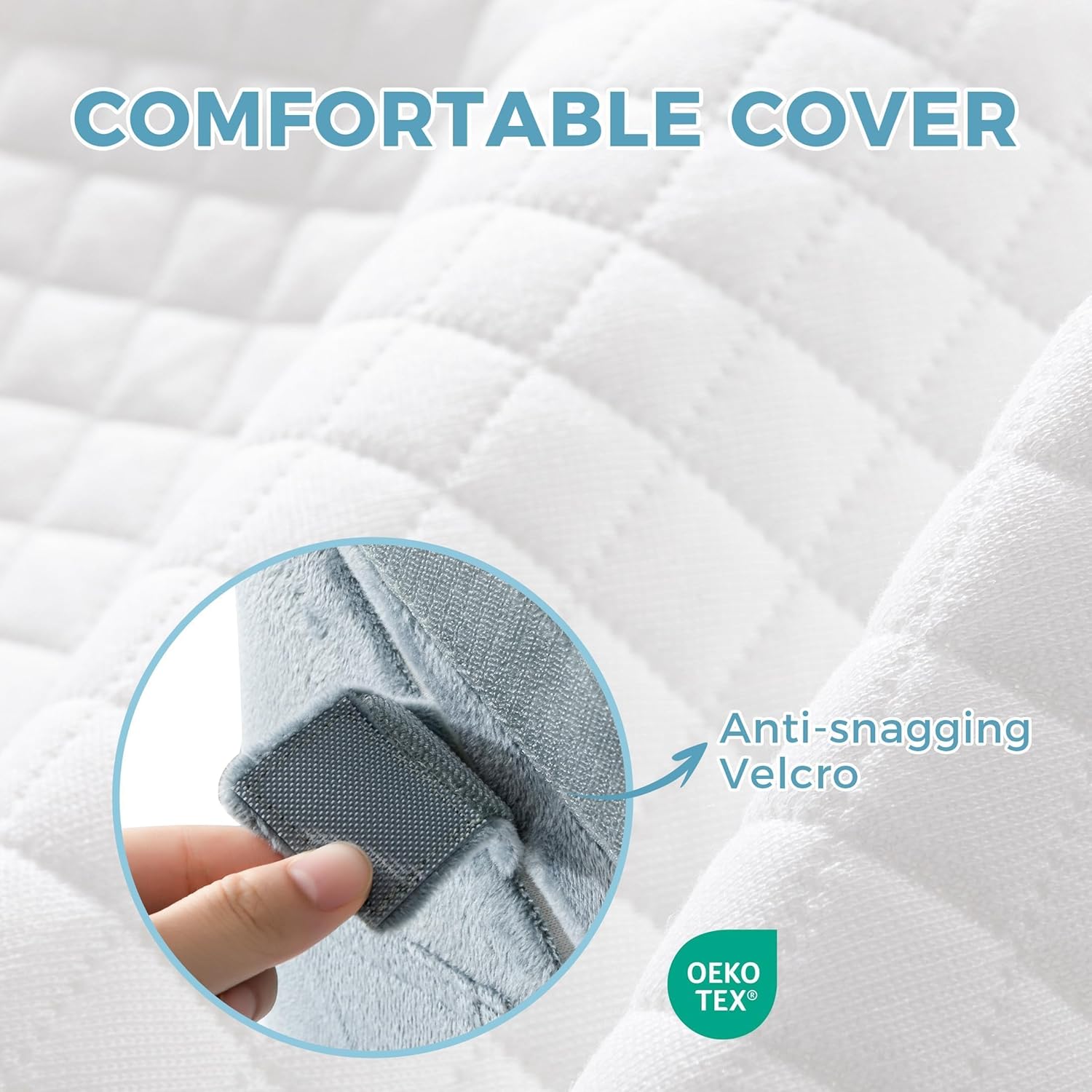 Ganondorf 3PCS Wedge Pillow Headboard Orthopedic Bed Wedge Pillows Set for Sleeping 9&12&22" Adjustable Premium Foam Elevated Triangle Body Pillow for Bed Sitting Up - Image 7