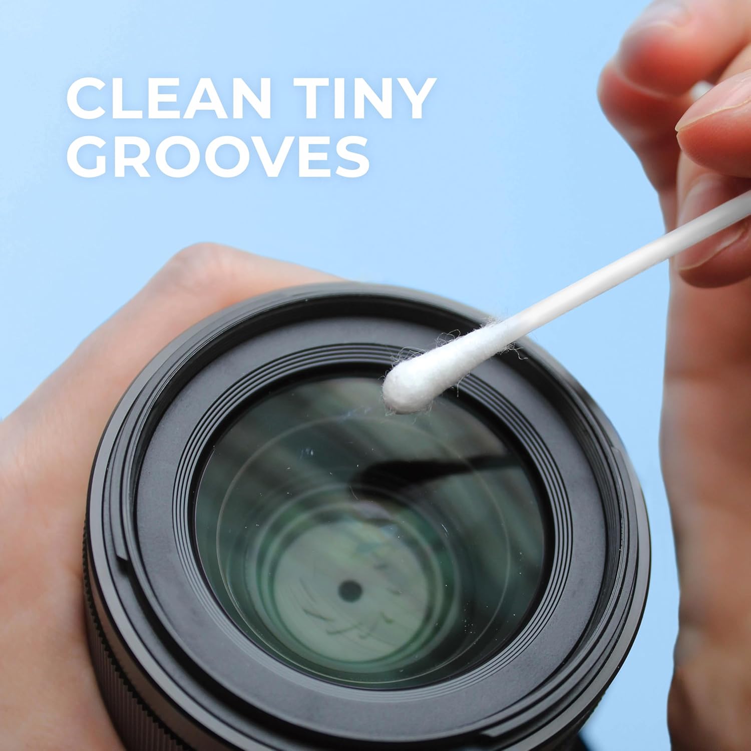 Q-tips Cotton Swabs For Hygiene and Beauty Care Original Cotton Swab Made With 100% Cotton 375 Count - Image 7