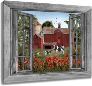 LB Farmhouse Barn Framed Wall Art R...