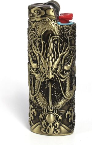 HUMWE Vintage Dragon Metal Lighter ...