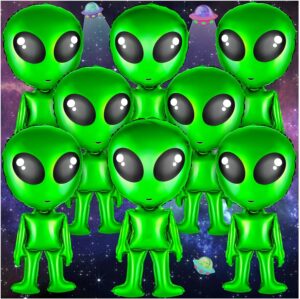 MGZTTHW 8 pcs 32 in Green Alien Bal...