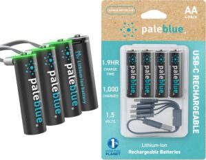 paleblue USB Rechargeable AA Batter...