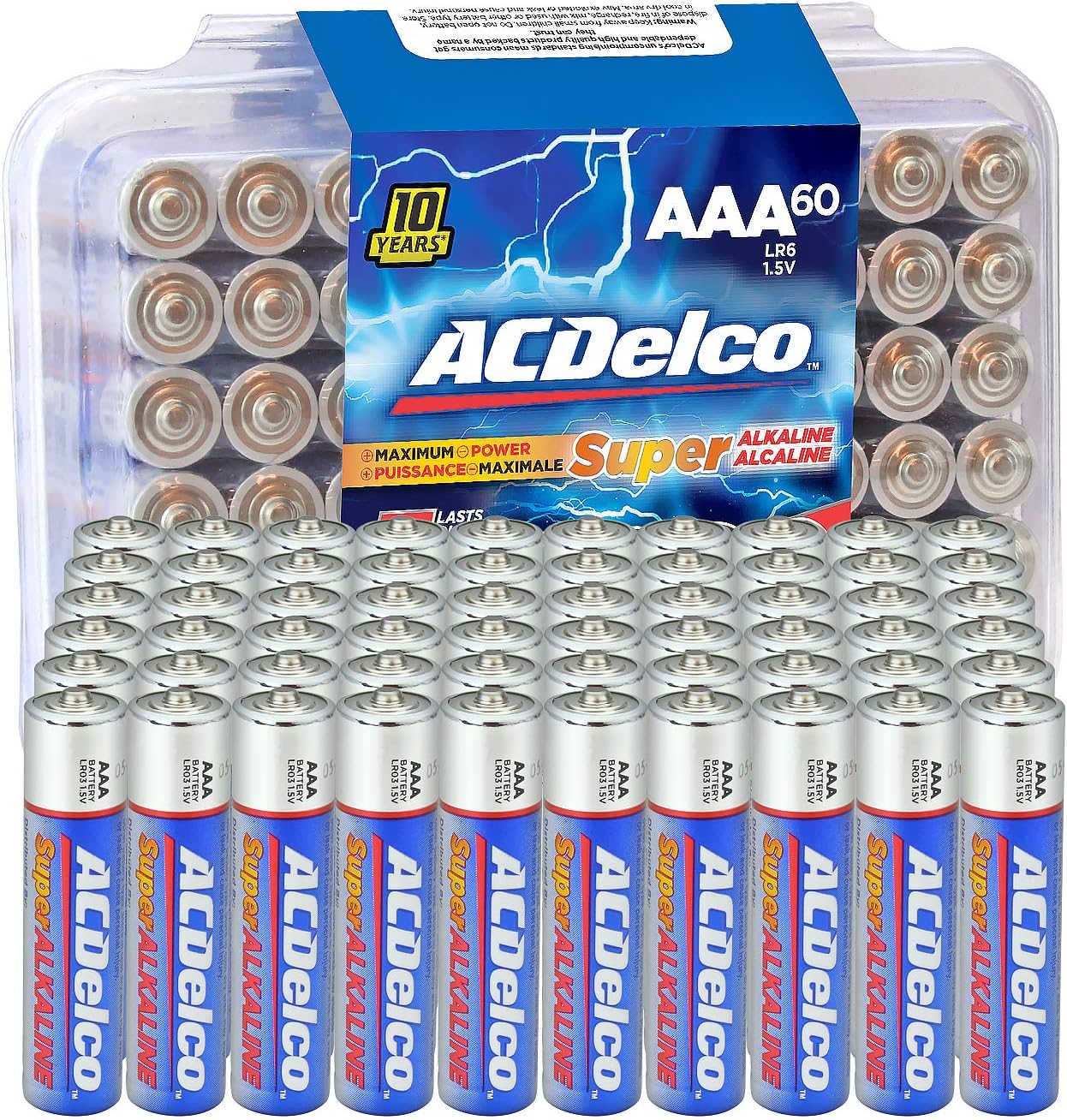 ACDelco 100-Count AAA and AA Batteries | Maximum Power Super Alkaline - Image 2