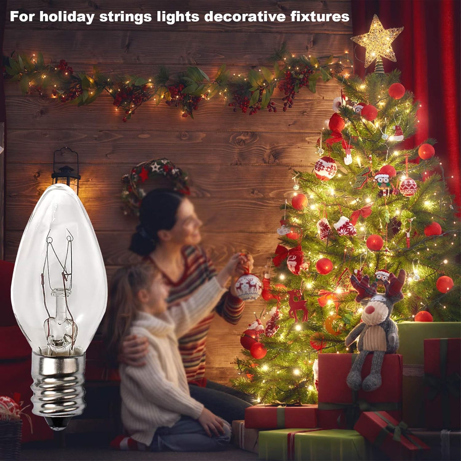 SalPhines 15 Watt Himalayan Salt Lamp Bulbs, 12Pack Dimmable Night Light Bulbs with E12 Base, for Rock Salt Lamp, Scentsy Warmer Wax Diffuser, Candle Warmers - Image 6