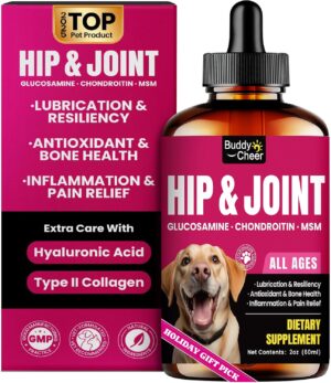 Glucosamine for Dogs, Liquid Hip an...