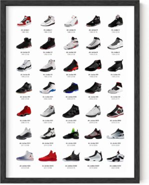 HAUS AND HUES Jordan Sneaker Poster...