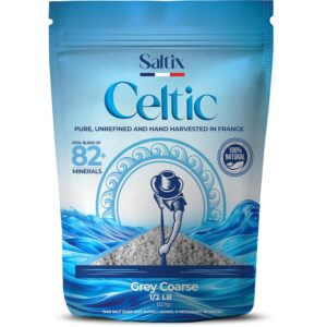Saltix Grey Coarse Sea Salt 1/2 lbs...