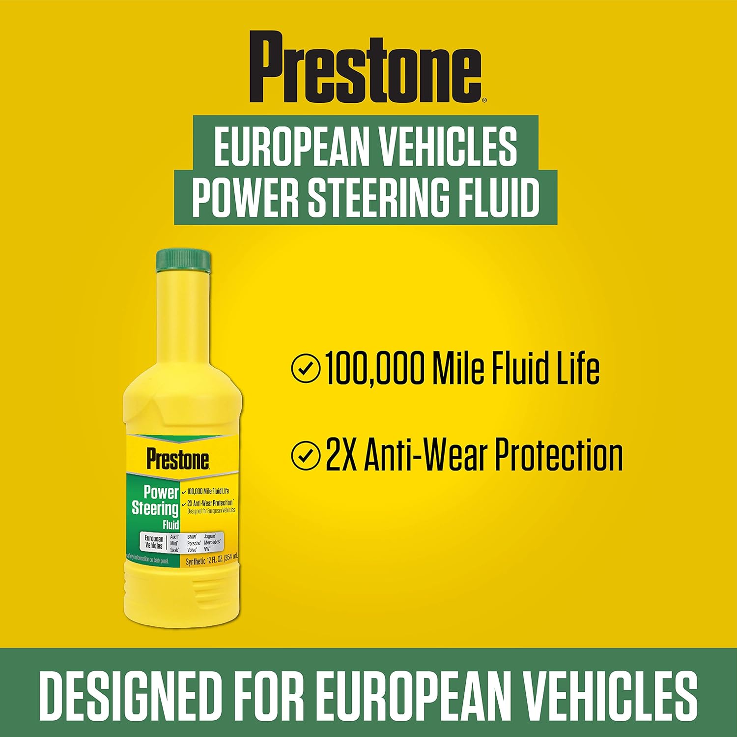 Prestone AS268 Power Steering Fluid for European Vehicles - 12 oz. - Image 3