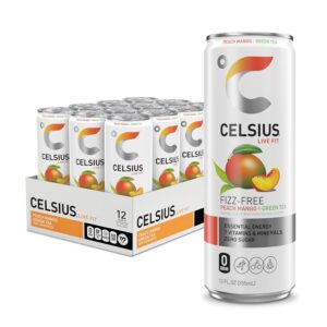 CELSIUS Peach Mango Green Tea, Func...