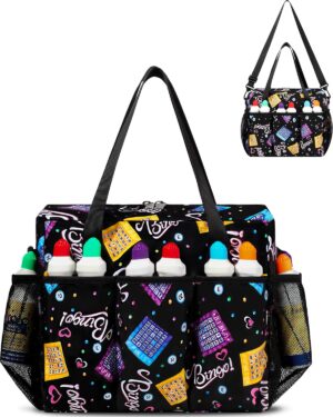 FOKDUVB Bingo Bag with Pockets for ...
