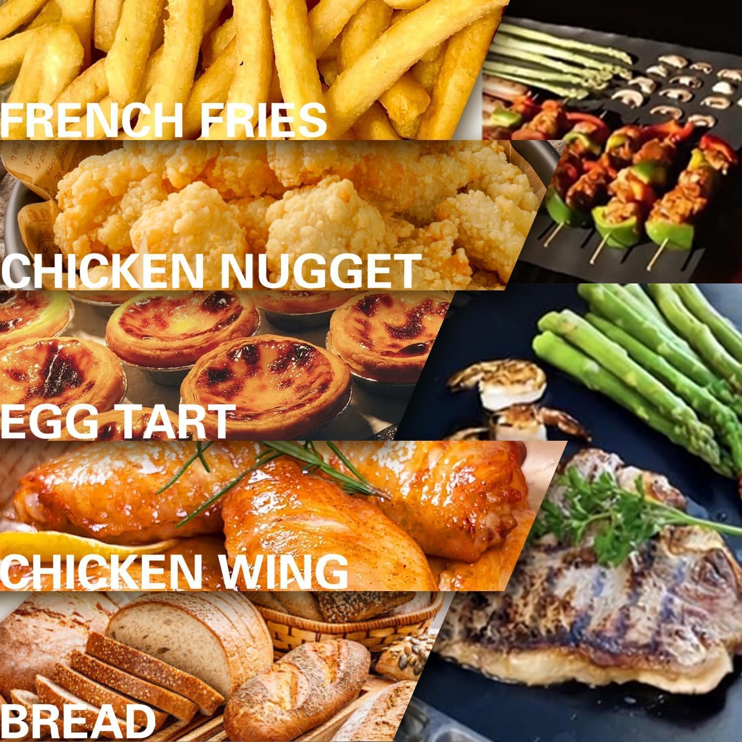 SIUDANGKA Air Fryer Liners Compatible with Emeril Lagasse 26 QT Extra Large Air Fryer, 4 PCS Air Fryer Oven Liners Reusable for Emeril Lagasse Accessories - Image 5